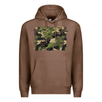Chestnut camouflage background Premium Hoodie - BarkalooDesign