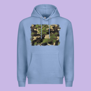 Camouflage Background Premium Hoodie Designed By Barkaloodesign