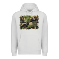 Dove Grey camouflage background Premium Hoodie - BarkalooDesign