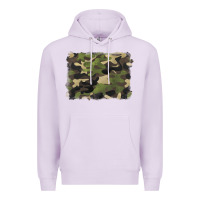Lilac camouflage background Premium Hoodie - BarkalooDesign