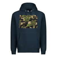 Navy camouflage background Premium Hoodie - BarkalooDesign