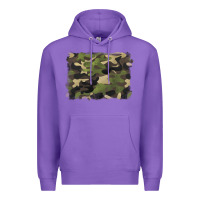 Purple camouflage background Premium Hoodie - BarkalooDesign