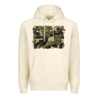 Sandshell camouflage background Premium Hoodie - BarkalooDesign