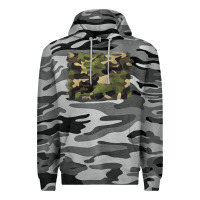 Slate Camo camouflage background Premium Hoodie - BarkalooDesign