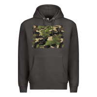 Smoke camouflage background Premium Hoodie - BarkalooDesign