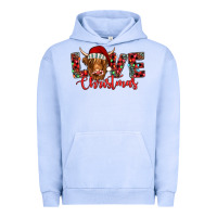 Pigment Grape Ice love christmas highland cow and turquoise gemstone Urban Hoodie - Jasminsmagicworld