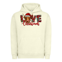 Pigment Pistachio love christmas highland cow and turquoise gemstone Urban Hoodie - Jasminsmagicworld