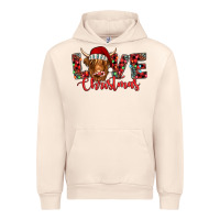 Sandshell love christmas highland cow and turquoise gemstone Urban Hoodie - Jasminsmagicworld
