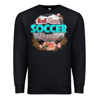 Black eat sleep soccer repeat Premium Sweatshirt - HRA Design Shop