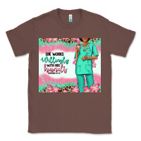 Chestnut she works willingly with her hands afro nurse Classic Tee - RanaPortraitStore