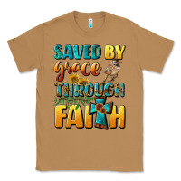 Toasted Coconut saved by grace through faith Classic Tee - BundleAndBundleShop