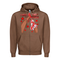 Chestnut Bright Red I Have Two Moods Afro Girl Sneakers Zipper Hoodie - texasbilliewilder
