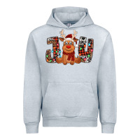 Heather Grey joy christmas reindeer Urban Hoodie - Jasminsmagicworld