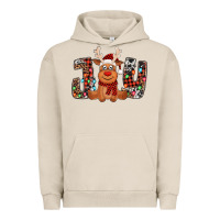 Pigment French Oak joy christmas reindeer Urban Hoodie - Jasminsmagicworld