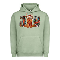 Pigment Oil Green joy christmas reindeer Urban Hoodie - Jasminsmagicworld