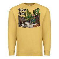 Antique Gold west wild Premium Sweatshirt - SublimationCraftShop