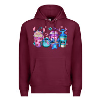 Burgundy stitch coffee Premium Hoodie - Jasminsmagicworld