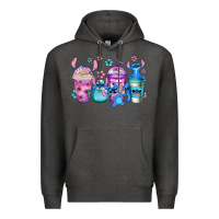 Charcoal Heather stitch coffee Premium Hoodie - Jasminsmagicworld