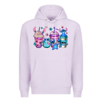Lilac stitch coffee Premium Hoodie - Jasminsmagicworld