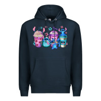 Navy stitch coffee Premium Hoodie - Jasminsmagicworld