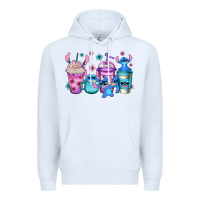 White stitch coffee Premium Hoodie - Jasminsmagicworld
