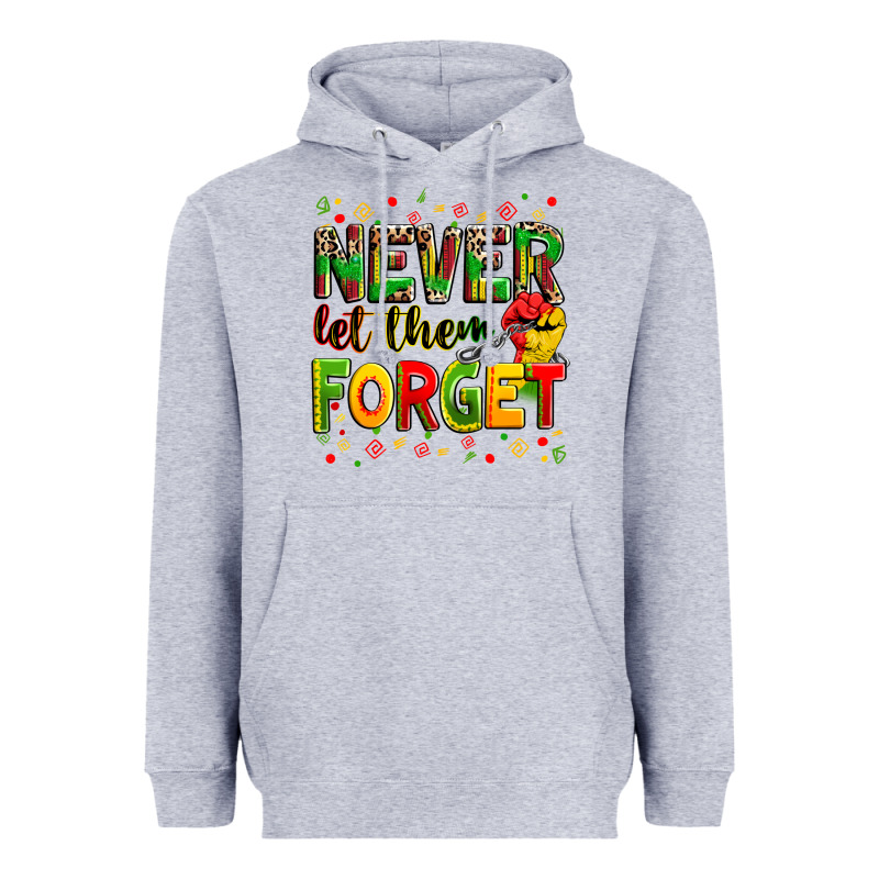 Never Let Them Forget Heavyweight Hoodie by Zillion Design Studio | Teevron