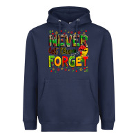 Navy never let them forget Heavyweight Hoodie - Zillion Design Studio