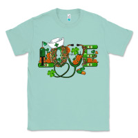 Seafoam st patricks day love nurse Classic Tee - RanaPortraitStore