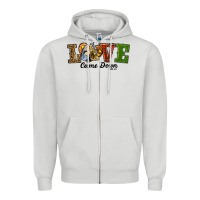 Dove Grey Love Came Down Baby Jesus Christmas Zipper Hoodie - RanaPortraitStore