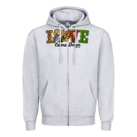 Heather Grey Love Came Down Baby Jesus Christmas Zipper Hoodie - RanaPortraitStore