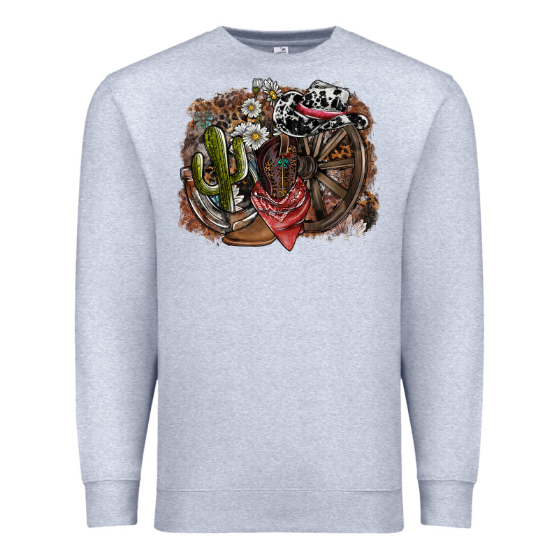 Western Premium Sweatshirt by SublimationCraftShop | Teevron
