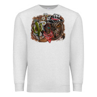Oatmeal Heather western Premium Sweatshirt - SublimationCraftShop