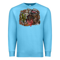 Ocean Blue western Premium Sweatshirt - SublimationCraftShop