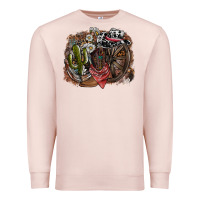 Pale Pink western Premium Sweatshirt - SublimationCraftShop