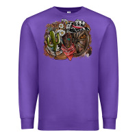 Purple western Premium Sweatshirt - SublimationCraftShop