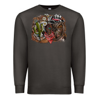 Smoke western Premium Sweatshirt - SublimationCraftShop