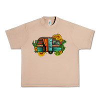 Burro caravan sunflowers and cactus Urban Heavy Tee - Artiststas