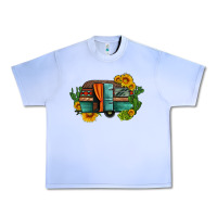 Grape Ice caravan sunflowers and cactus Urban Heavy Tee - Artiststas