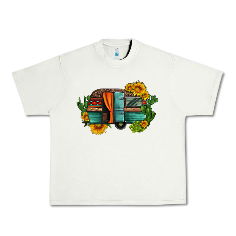 Caravan Sunflowers And Cactus Urban Heavy Tee by Artiststas | Teevron