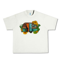 Pistachio caravan sunflowers and cactus Urban Heavy Tee - Artiststas
