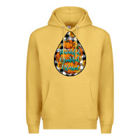 Antique Gold Thankful Grateful Blessed Premium Hoodie - LillyAllenDesigns