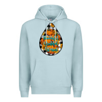 Blue Mist Thankful Grateful Blessed Premium Hoodie - LillyAllenDesigns