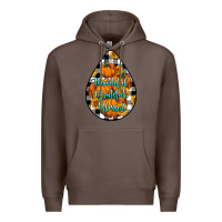 Coffee Thankful Grateful Blessed Premium Hoodie - LillyAllenDesigns
