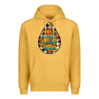 Mustard Thankful Grateful Blessed Premium Hoodie - LillyAllenDesigns