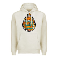 Oatmeal Heather Thankful Grateful Blessed Premium Hoodie - LillyAllenDesigns