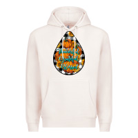 Pale Pink Thankful Grateful Blessed Premium Hoodie - LillyAllenDesigns