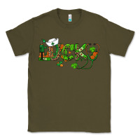 Army Green st patricks day lucky nurse Classic Tee - RanaPortraitStore