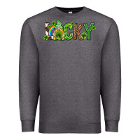 Charcoal Heather Love horseshoe St. Patrick's Day Premium Sweatshirt - Neo Western