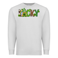Dove Grey Love horseshoe St. Patrick's Day Premium Sweatshirt - Neo Western