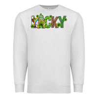 Oatmeal Heather Love horseshoe St. Patrick's Day Premium Sweatshirt - Neo Western